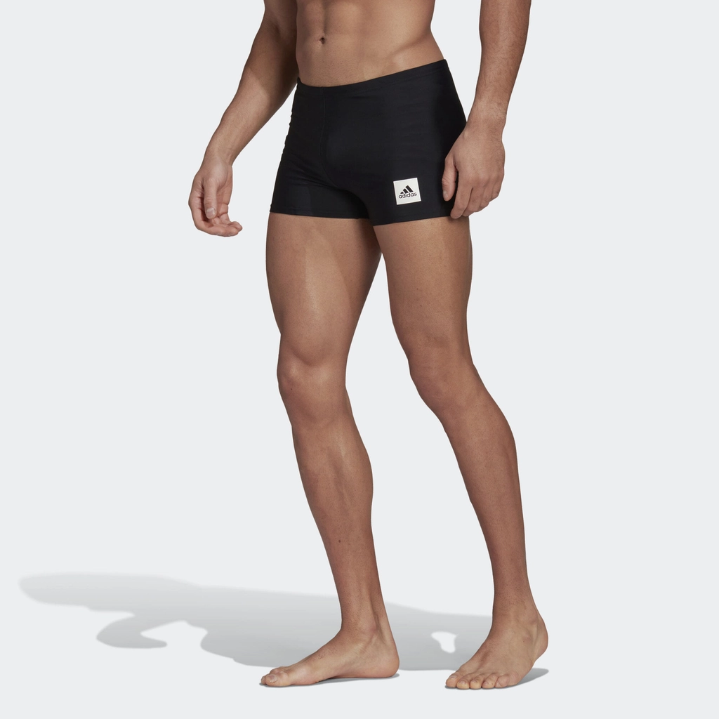 Adidas Originals Mens Solid Swim Boxers - Black Recycled Material - Size Small/Medium